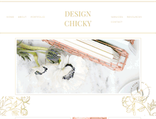 Tablet Screenshot of design-chicky.com